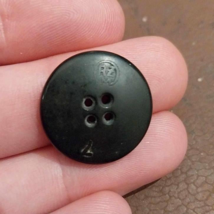 Duitse bakelieten DAF knoop wo2 rzm, Verzamelen, Ophalen of Verzenden