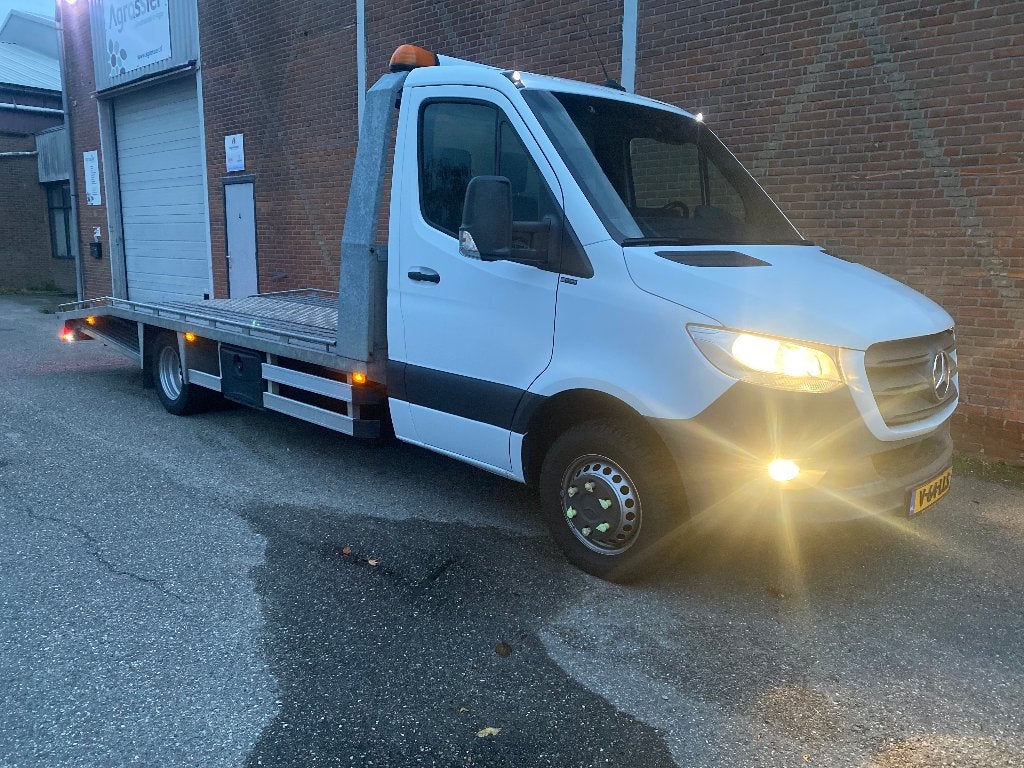 Dépanneuse Mercedes Sprinter Permis B ou C, excellent état!, 100 kW, Achat, 3 places, Mercedes-Benz