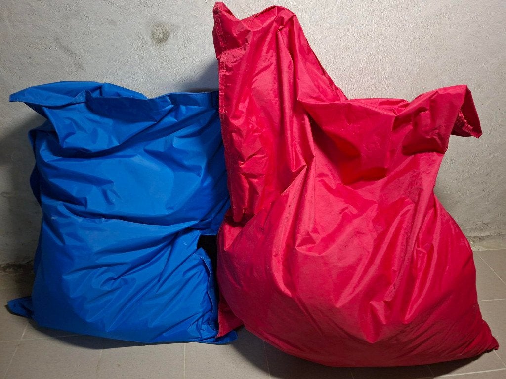 Zitzakken in en outdoor, Enlèvement, Comme neuf, Pouf