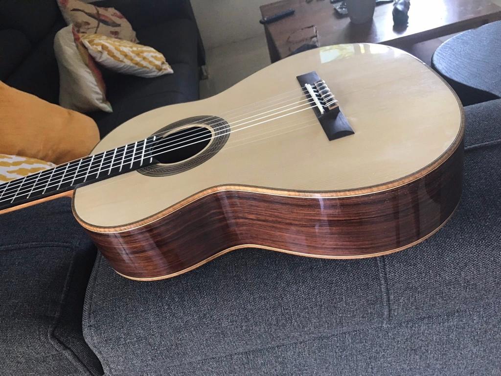 Professionele klassieke gitaar Alama 2025 model  Bouchet, Ophalen of Verzenden, Zo goed als nieuw, Klassieke of Spaanse gitaar