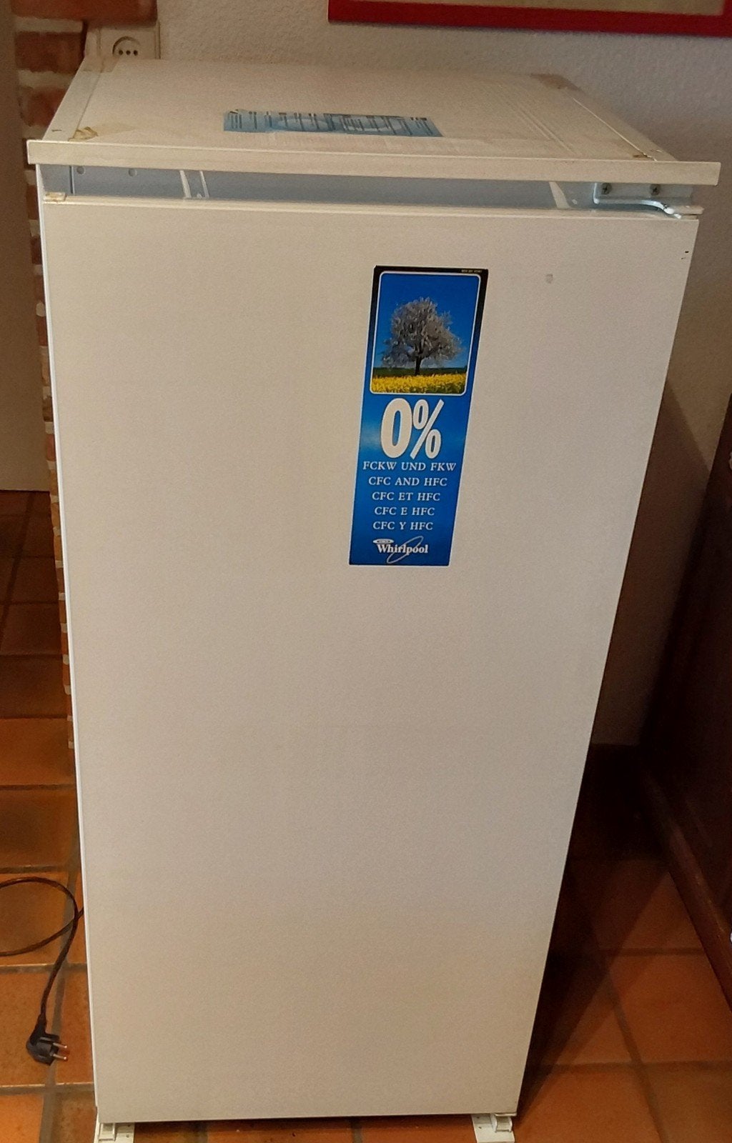 frigo intégrable whirpool ARG970WP blanc ancien, fonctionnel, Enlèvement, Utilisé, 120 à 140 cm