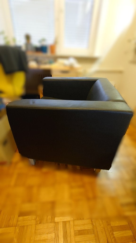 Fauteuil club cubique individuel, Maison & Meubles, 75 à 100 cm, Espace d'accueil, Synthétique, Enlèvement