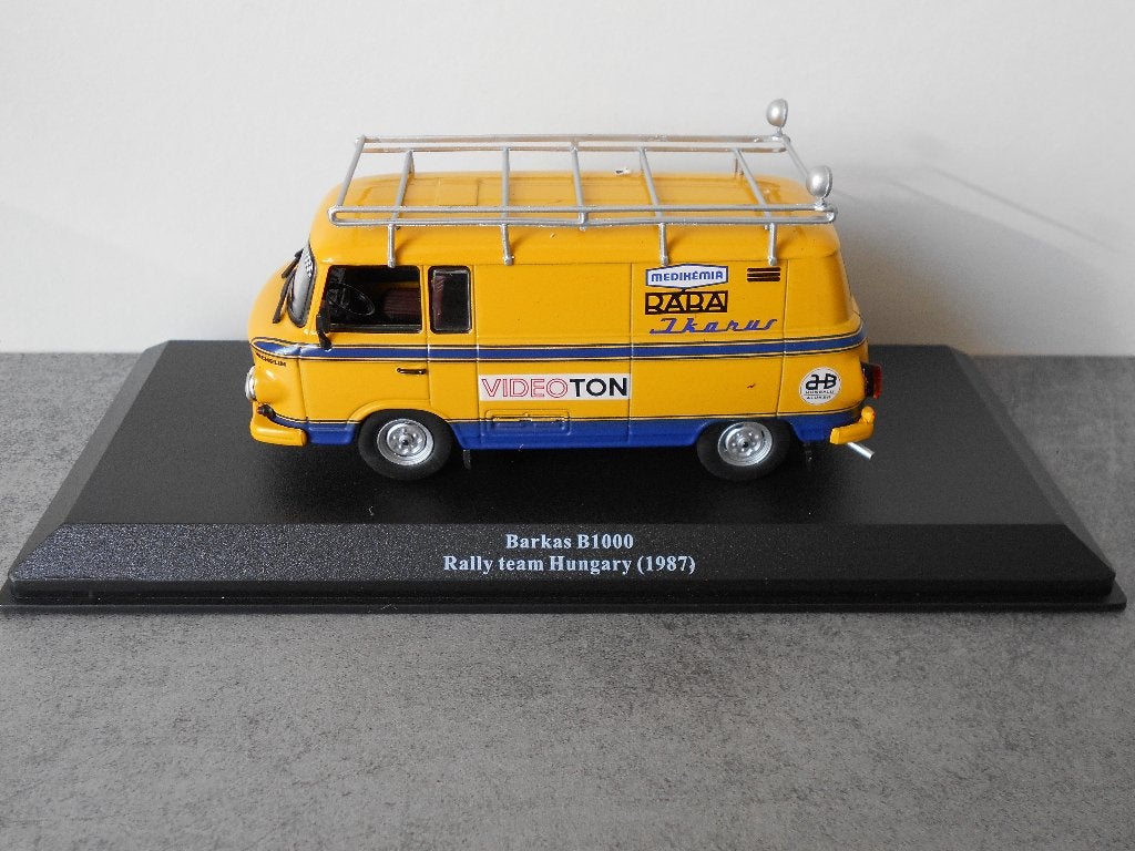 L'équipe de rallye Barkas B1000 en Hongrie (1987), Hobby & Loisirs créatifs, Voitures miniatures | 1:43, Enlèvement, Neuf