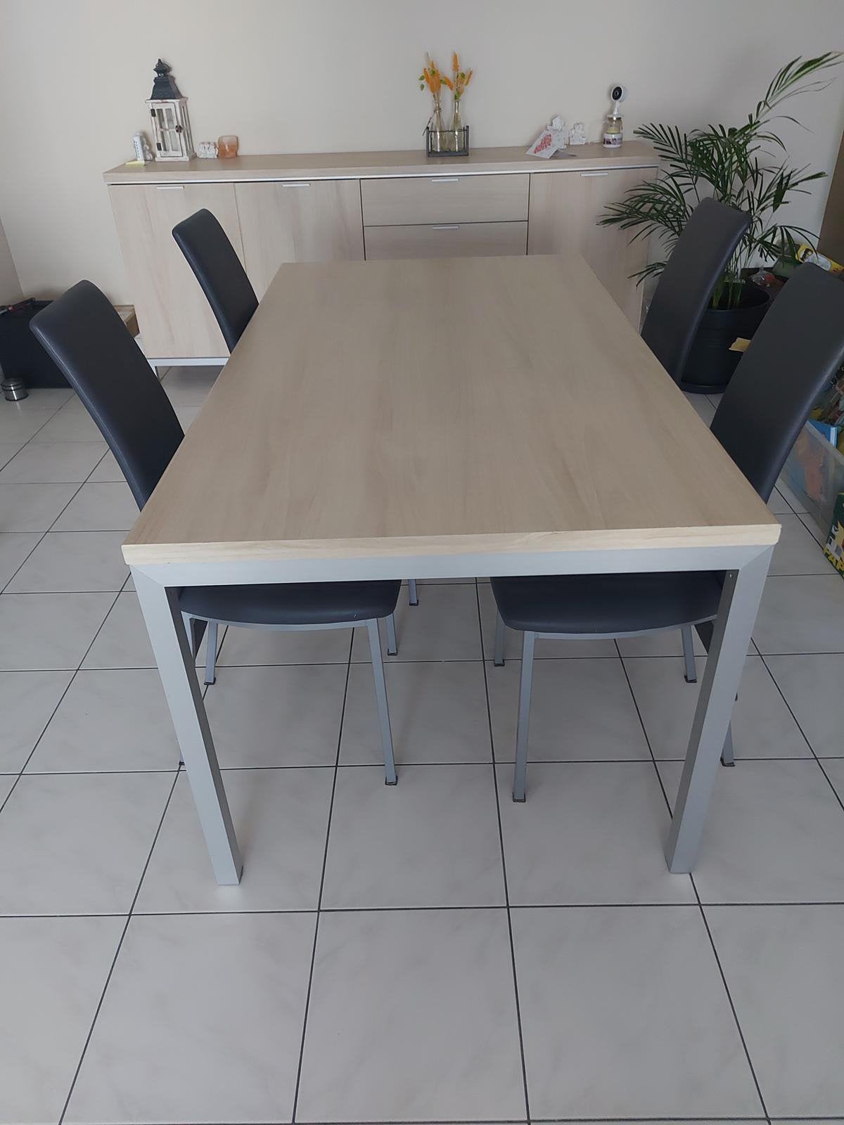Eet tafel, Huis en Inrichting, Ophalen, Gebruikt, 50 tot 100 cm, 150 tot 200 cm