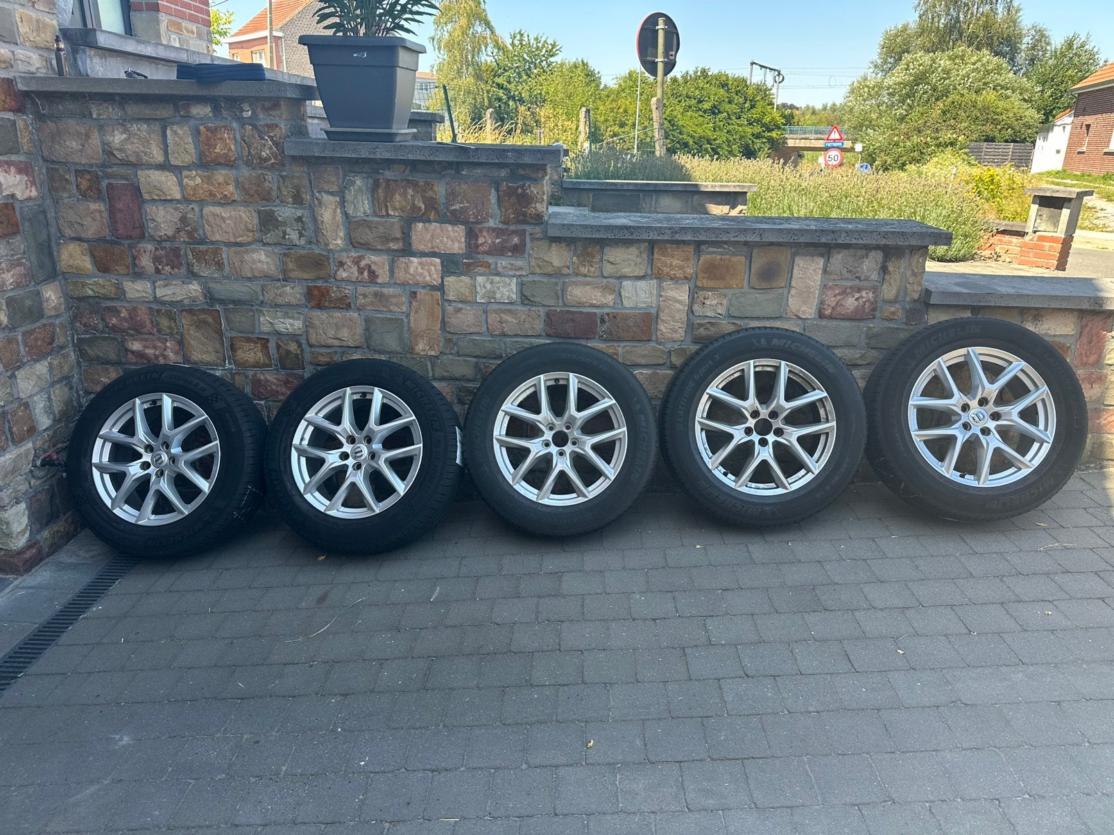 Volvo XC60 velgen 5 stuks, Auto-onderdelen, Banden en Velgen, Ophalen, Zomerbanden, Velg(en)
