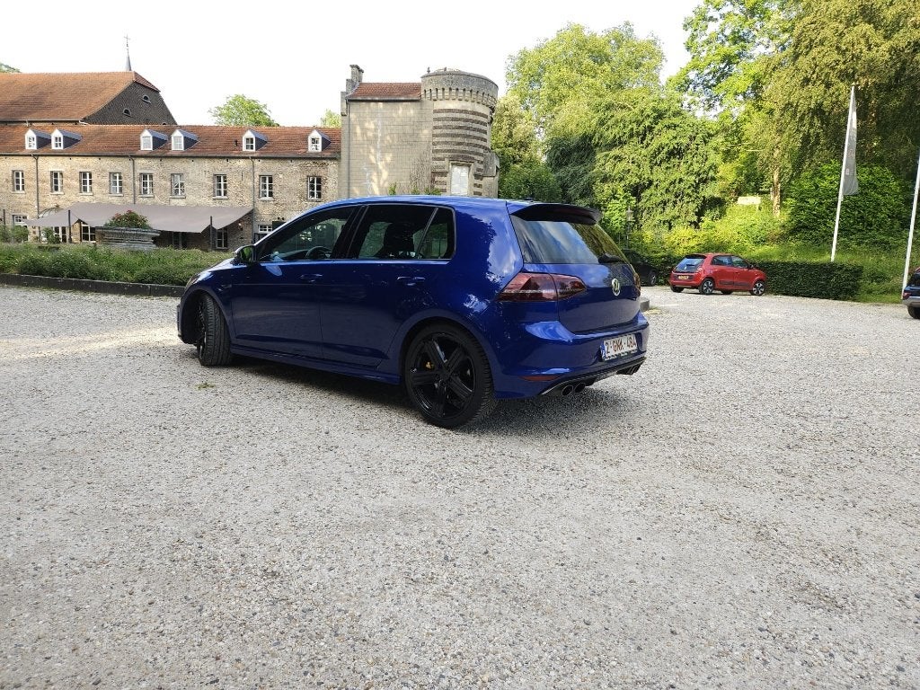 Golf7 R, Automaat, 4 cilinders, Blauw, Leder