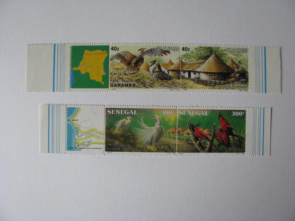 Buzin stamps Senegal-Zaïre-1984-86 - Nieuw, Verzenden, Postfris