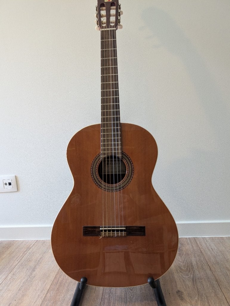 Alhambra 1C klassieke gitaar, Muziek en Instrumenten, Snaarinstrumenten | Gitaren | Akoestisch, Ophalen, Gebruikt, Klassieke of Spaanse gitaar