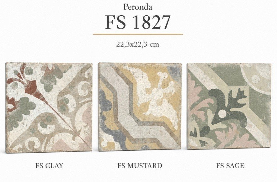 Portugese Keramische Tegels FS 1827 – Tijdloos en Stijlvol, Overige materialen, Verzenden, Vierkant, Binnen