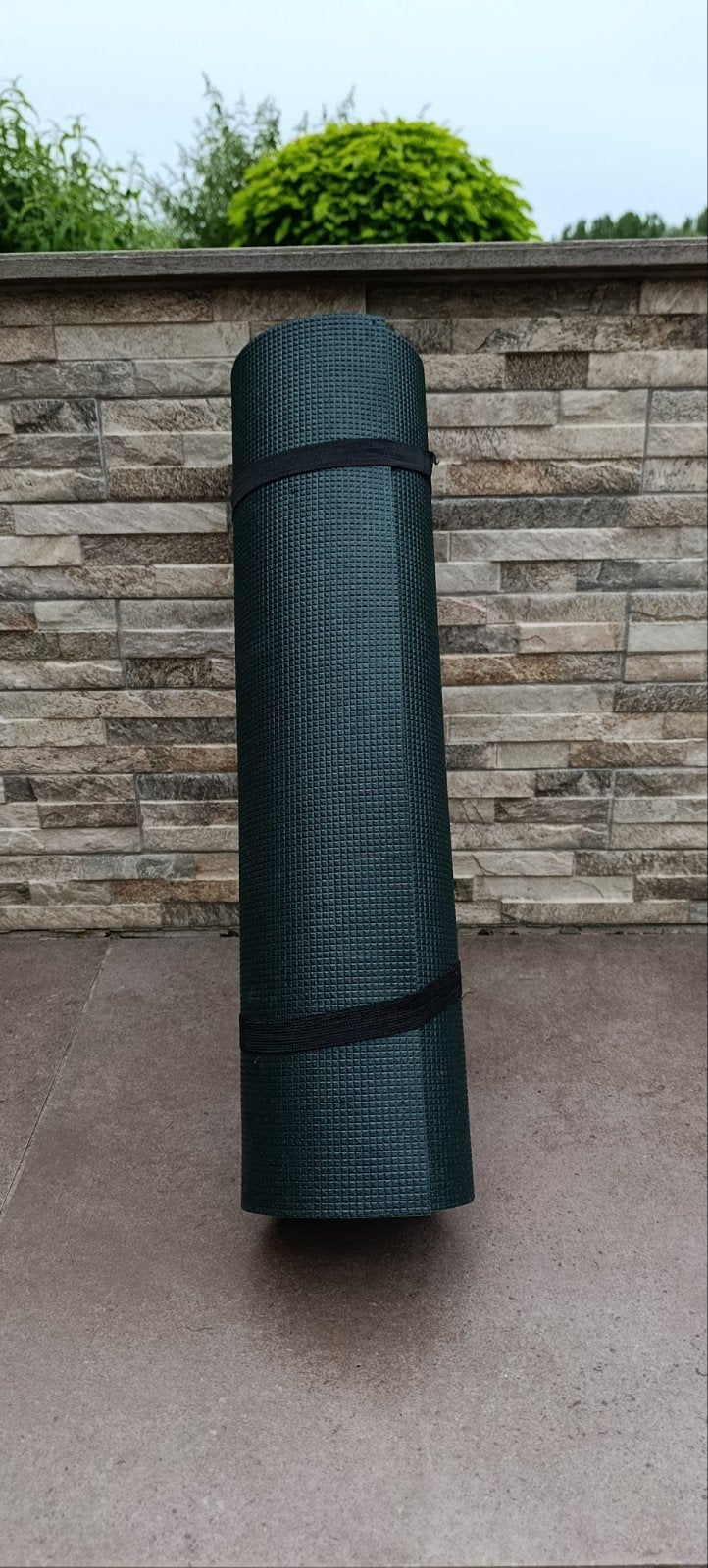 Groene yogamat, Ophalen, Yogamat