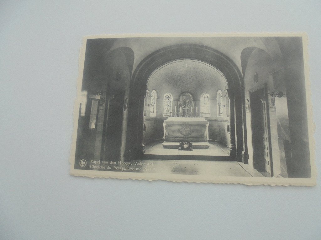 westmalle-abdij-kapel van de hoogw.vader abt, Ophalen of Verzenden, 1940 tot 1960, Ongelopen, Antwerpen