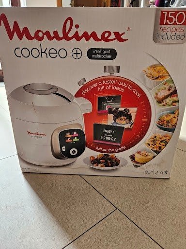 Multicuiseur Moulinex Cookeo+ 6L Blanc 150 recettes CE851100, Electroménager, Enlèvement, Minuteur, Comme neuf