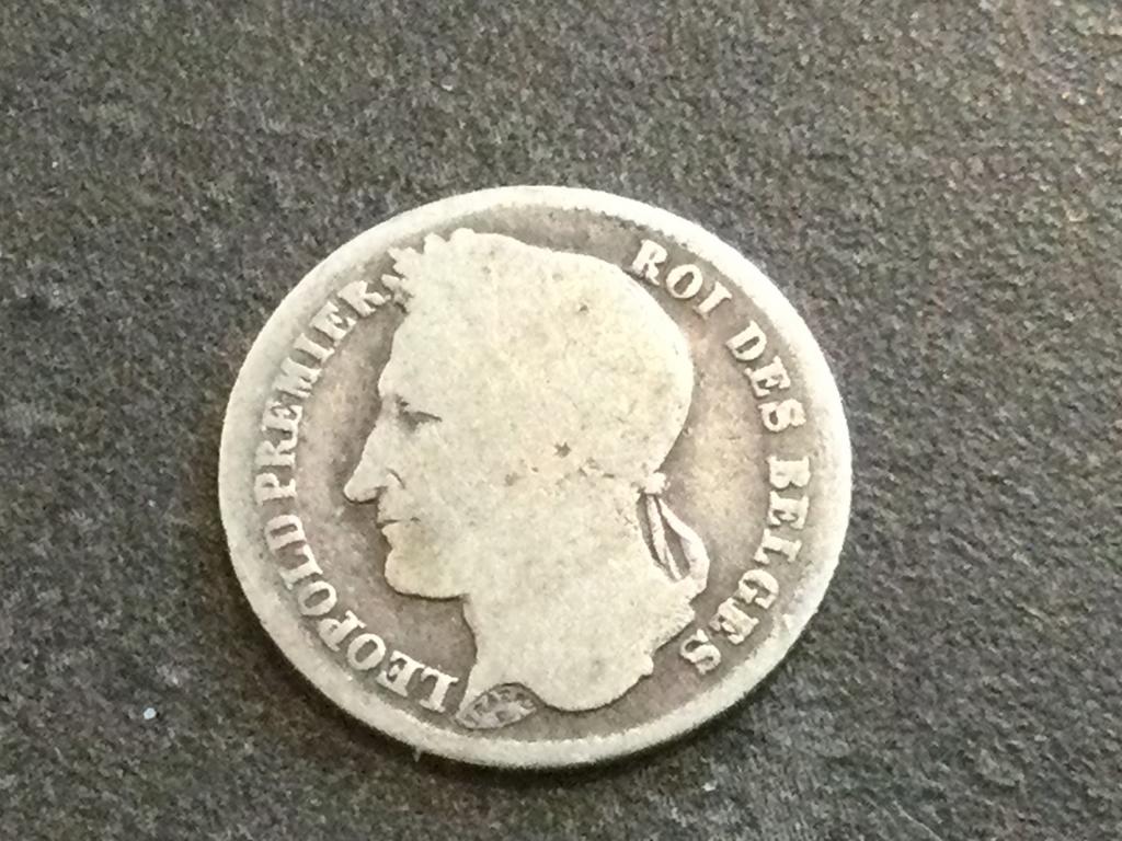 België 1/4 Frank 1835 zilver, Postzegels en Munten, Ophalen of Verzenden, Zilver