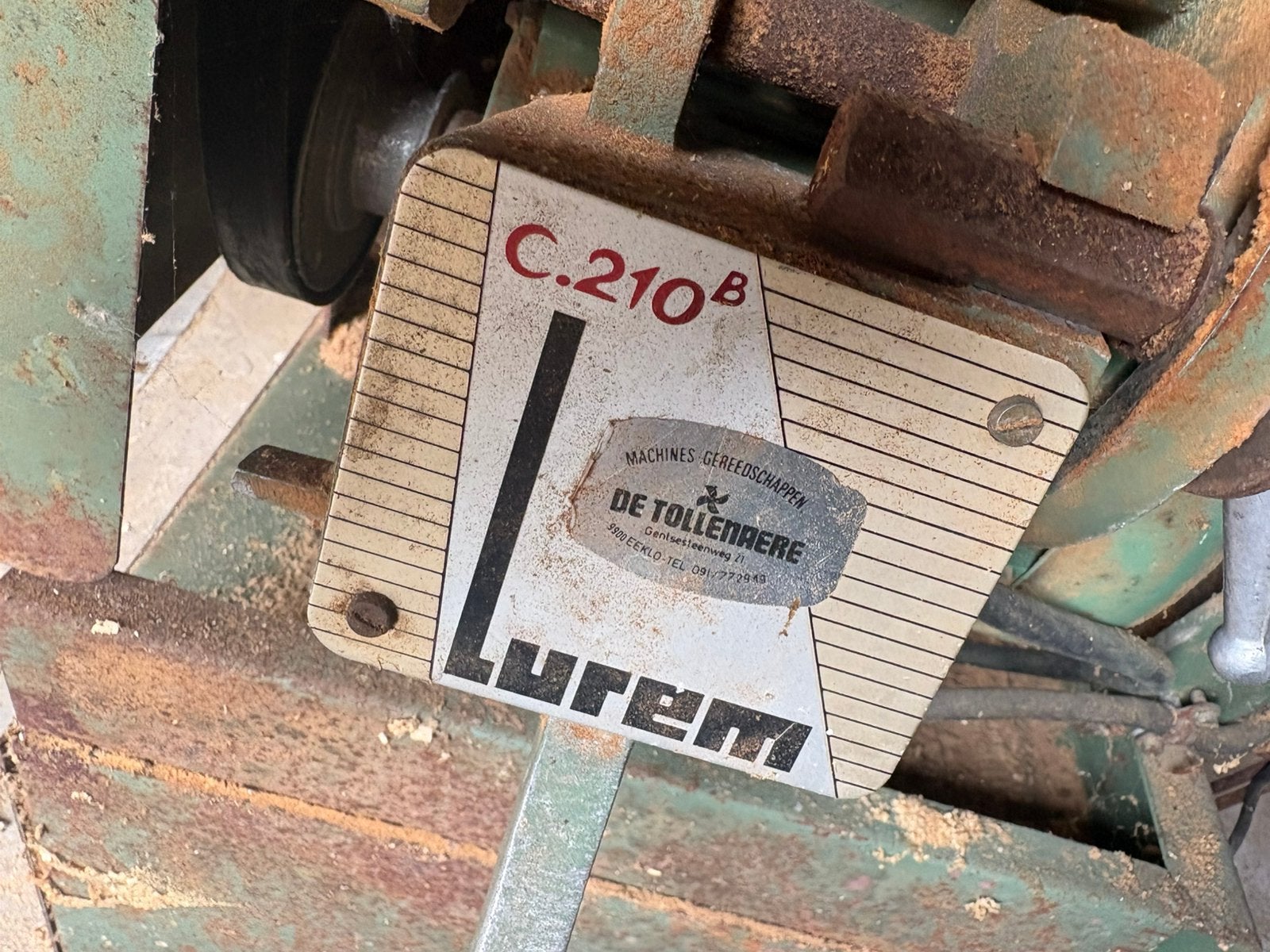 Lurem C210B houtcombiné, Bricolage & Construction, Enlèvement, Utilisé, Autres types, Lurem C210B houtcombiné