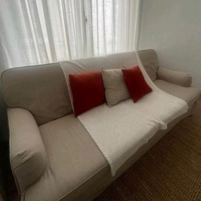 Canapé-lit beige, Ophalen, Beige