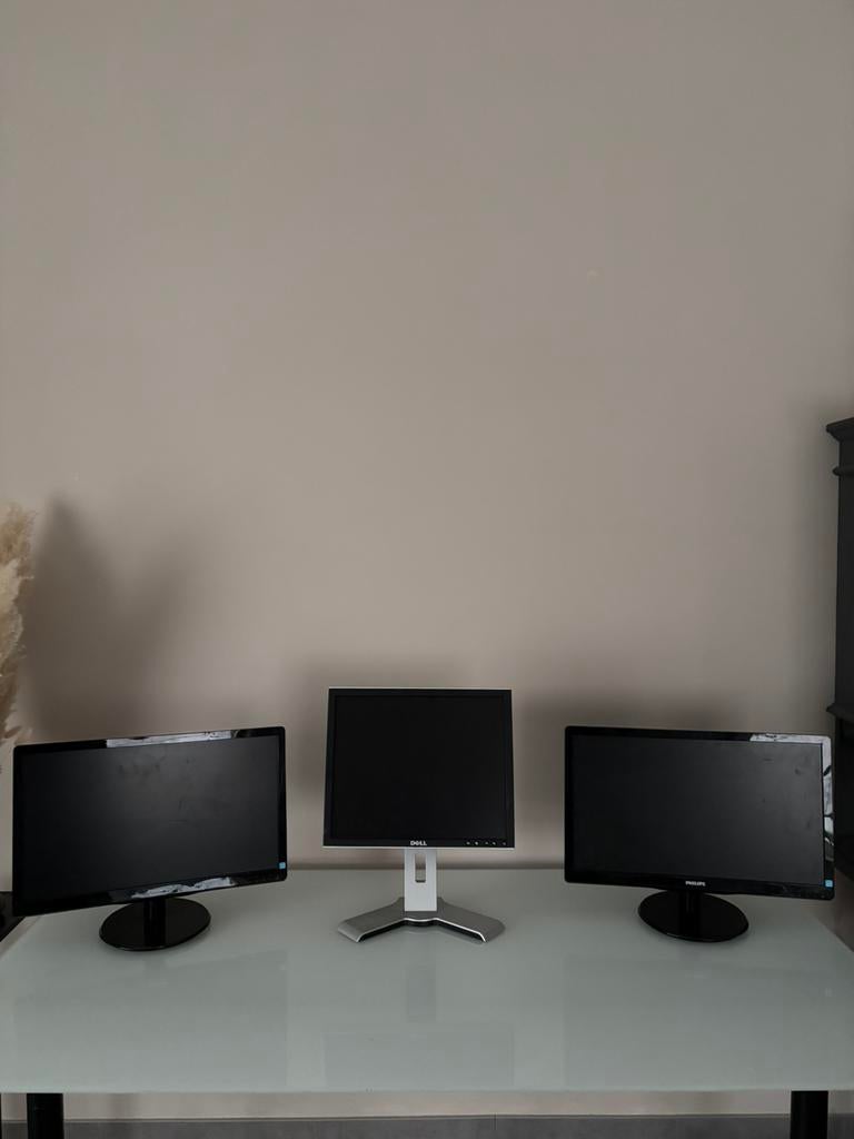 2 x Phillips led monitor en 1x dell monitor, Computers en Software, Monitoren, Ophalen, Zo goed als nieuw, LED