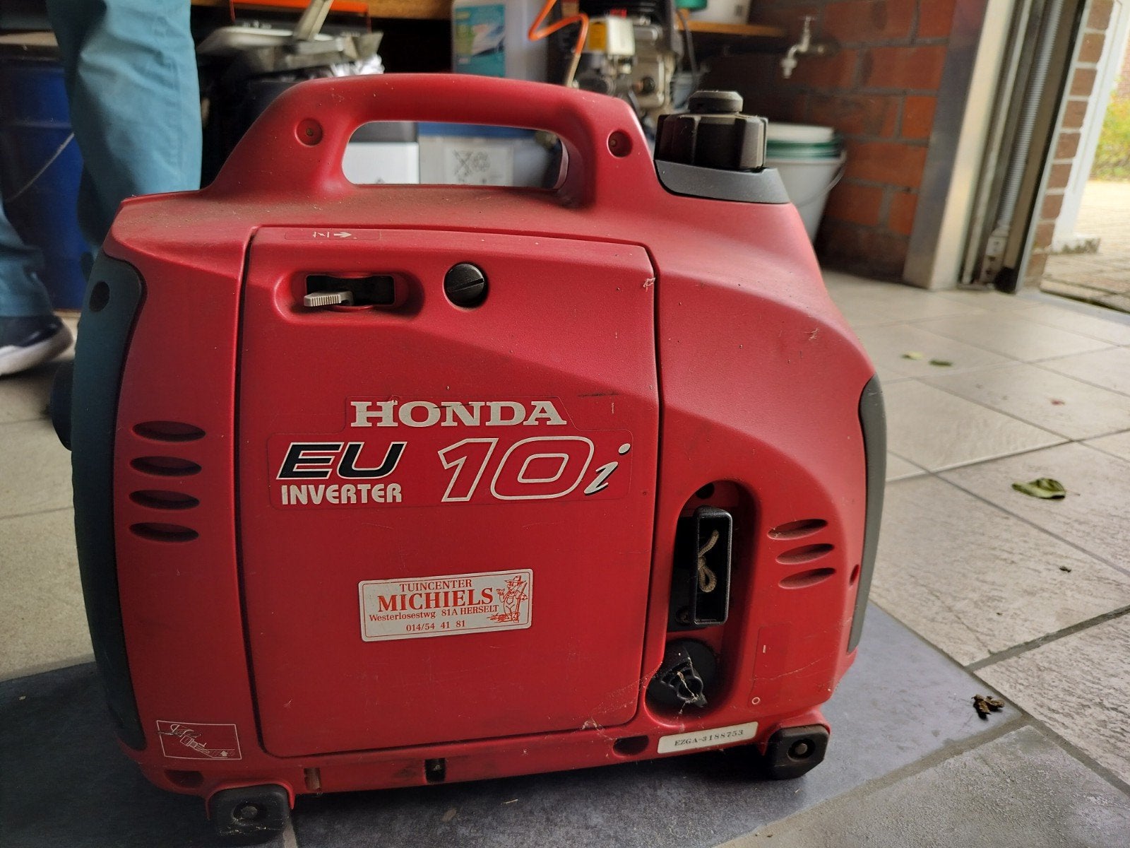 stroomgroep Honda, Doe-het-zelf en Bouw, Ophalen