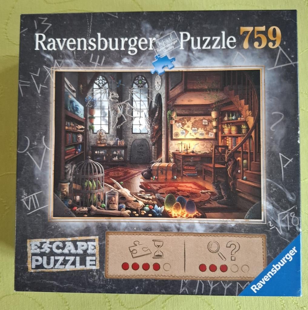 Ravensburger Escape Puzzel 759 stuks, Ophalen, 500 t/m 1500 stukjes, Zo goed als nieuw, Legpuzzel