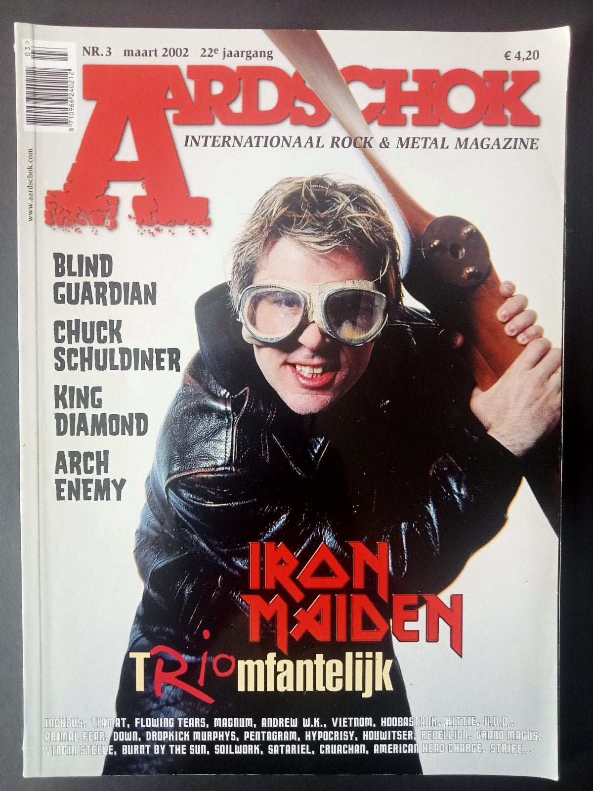 Iron Maiden, magazine Aardschok 2002, CD & DVD, Vinyles | Hardrock & Metal, Enlèvement ou Envoi