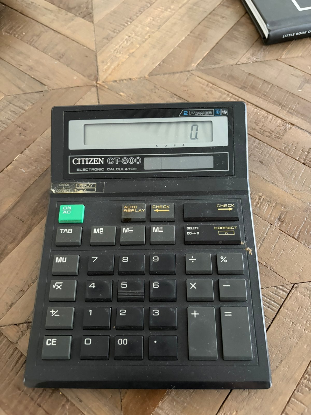 Calculatrice de bureau Vintage Citizen CT-600 — rétro, Enlèvement ou Envoi