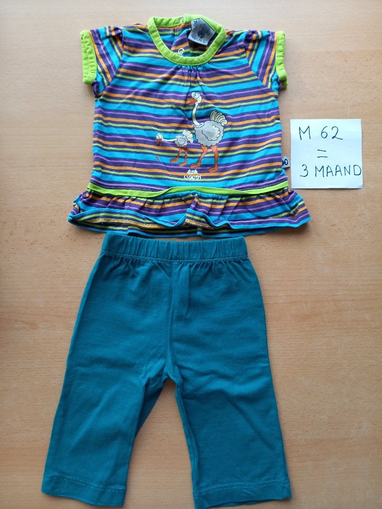 Nieuwstaat, pyama Woody maat 62 meisje, Kinderen en Baby's, Nacht- of Onderkleding, Meisje, Ophalen of Verzenden, Zo goed als nieuw