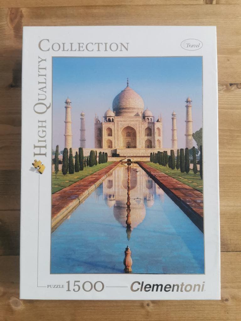 Puzzel Taj Mahal, Clementoni, Ophalen of Verzenden, 500 t/m 1500 stukjes, Zo goed als nieuw, Legpuzzel