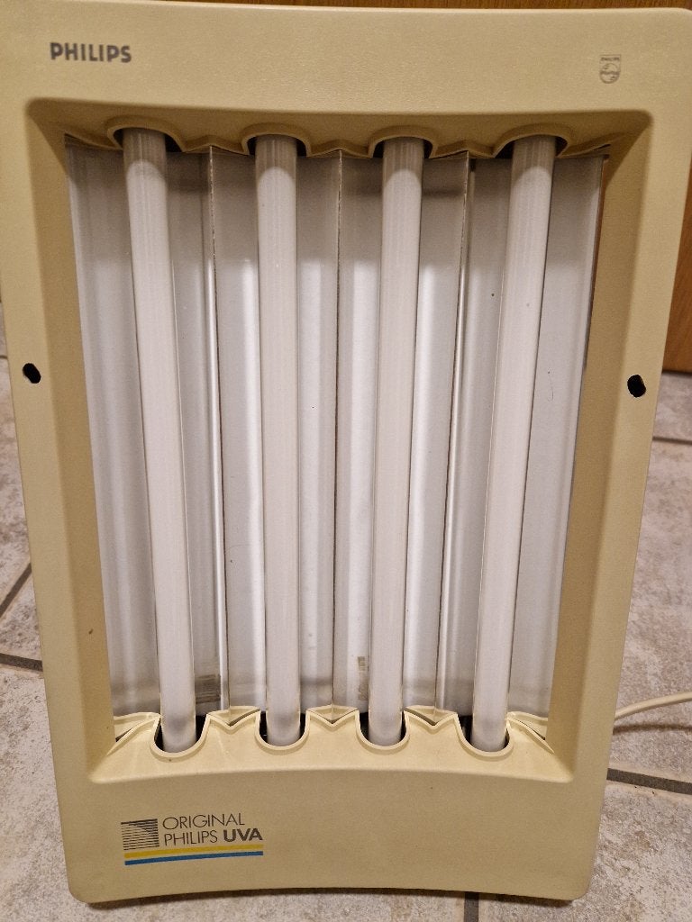 Solarium facial, Ophalen, Gebruikt