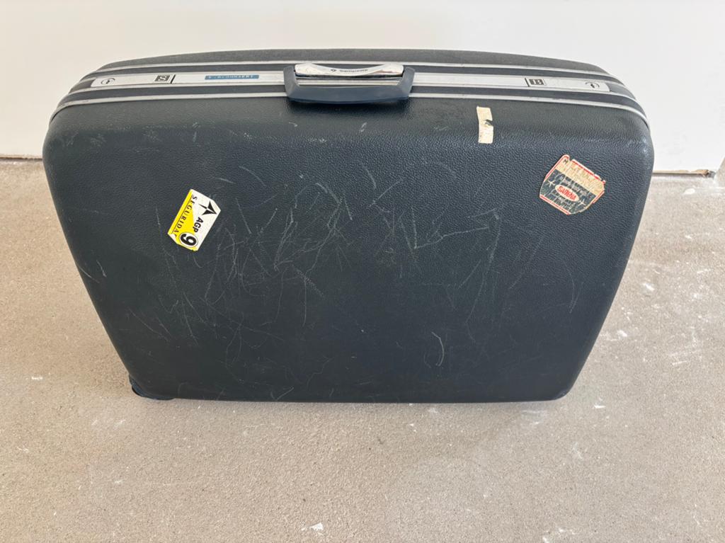 Samsonite vintage Sabena koffer, Ophalen, Gebruikt, 70 cm of meer, 45 tot 55 cm