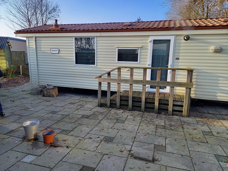 Stacaravan te koop in Wouwse Plantage, Caravans en Kamperen, Stacaravans, Tot en met 3