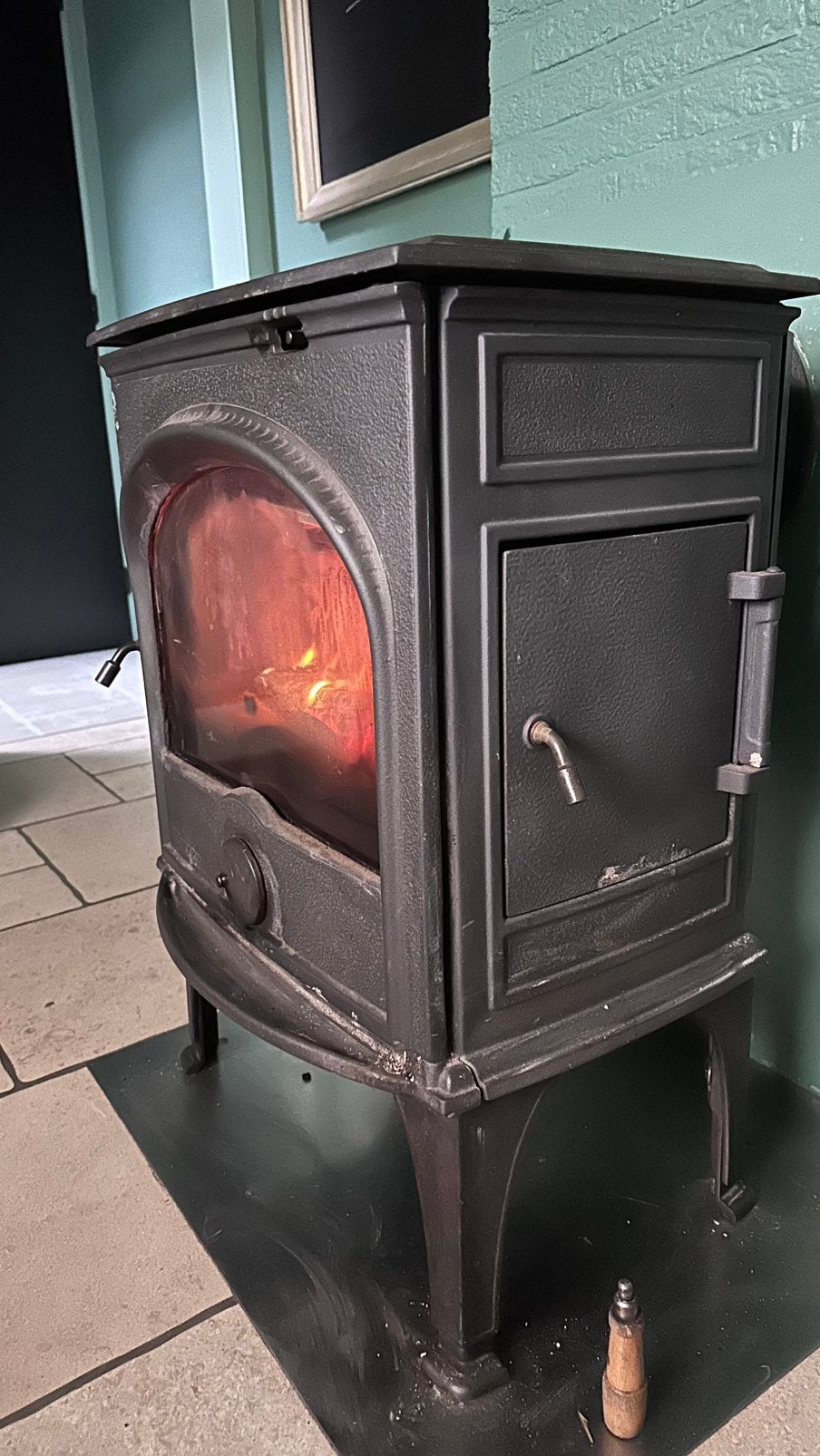 Dovre houtkachel, Maison & Meubles, Enlèvement, Utilisé, Bois, Autoportant