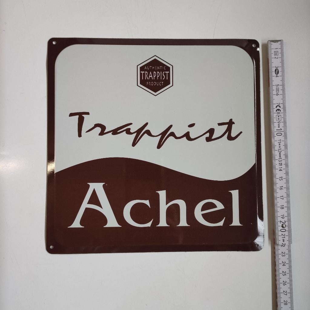 Plaque tôle bière Trappiste Achel, Enlèvement