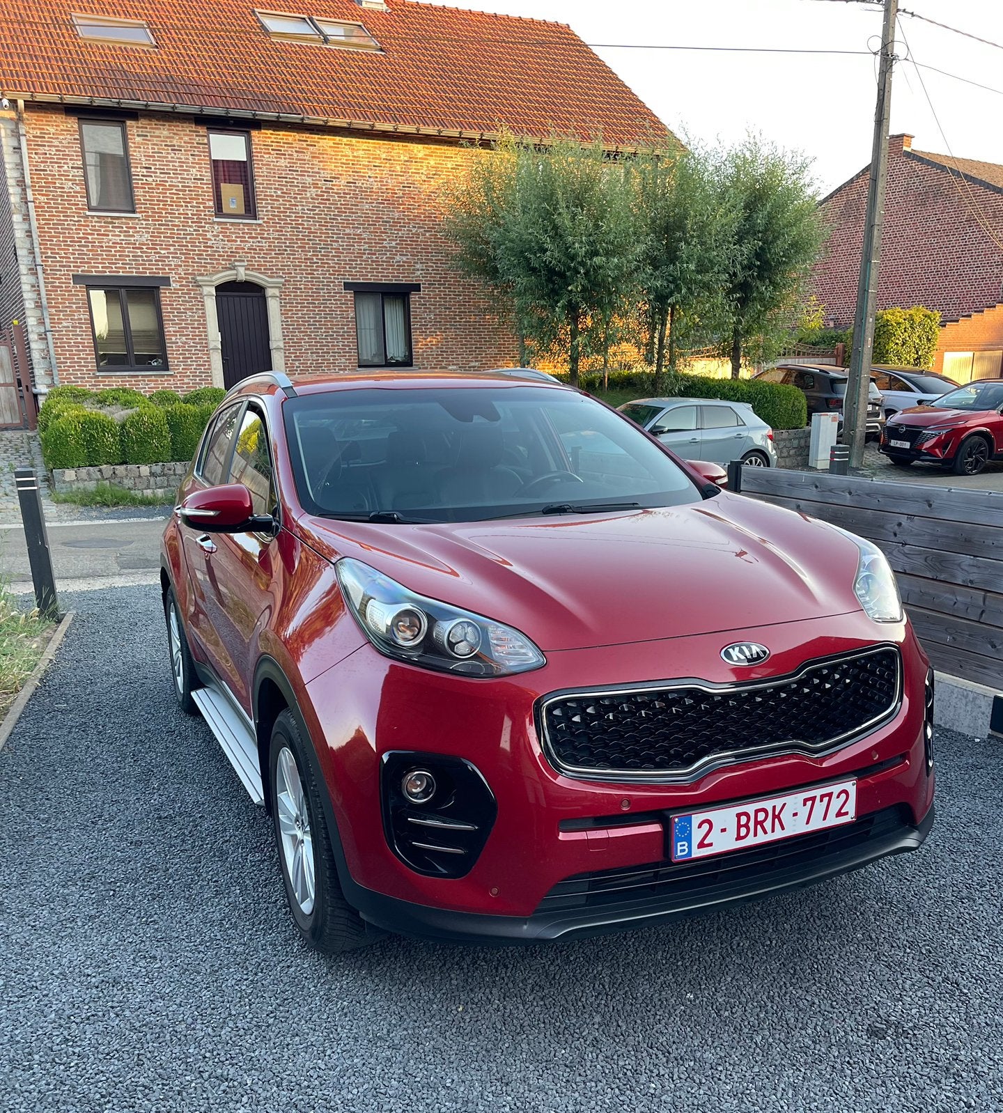 Kia Sportage, 1.6 benzine met te weinig KM 88900, Auto's, Kia, Zwart, Android Auto, Leder, Handgeschakeld