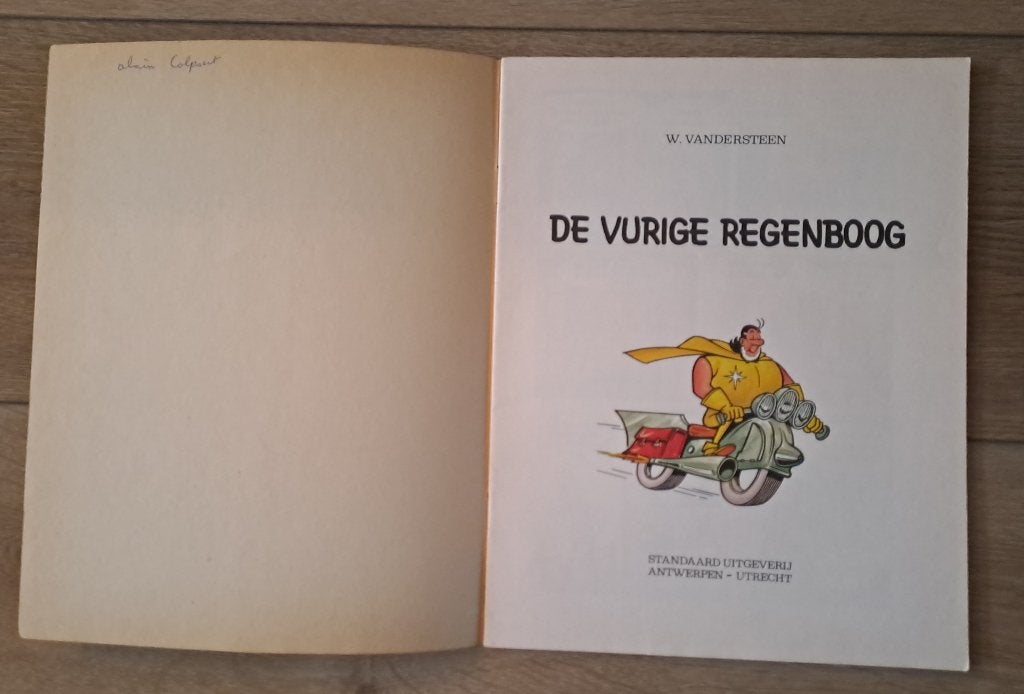 32 - Jerom - De Vurige Regenboog, Boeken, Gelezen, Willy Vandersteen, Eén stripboek, Ophalen of Verzenden