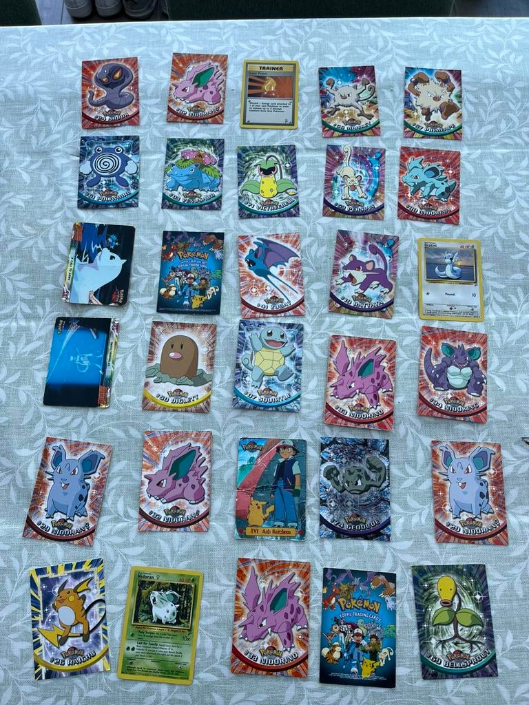 Pokemon topps, Ophalen of Verzenden, Zo goed als nieuw