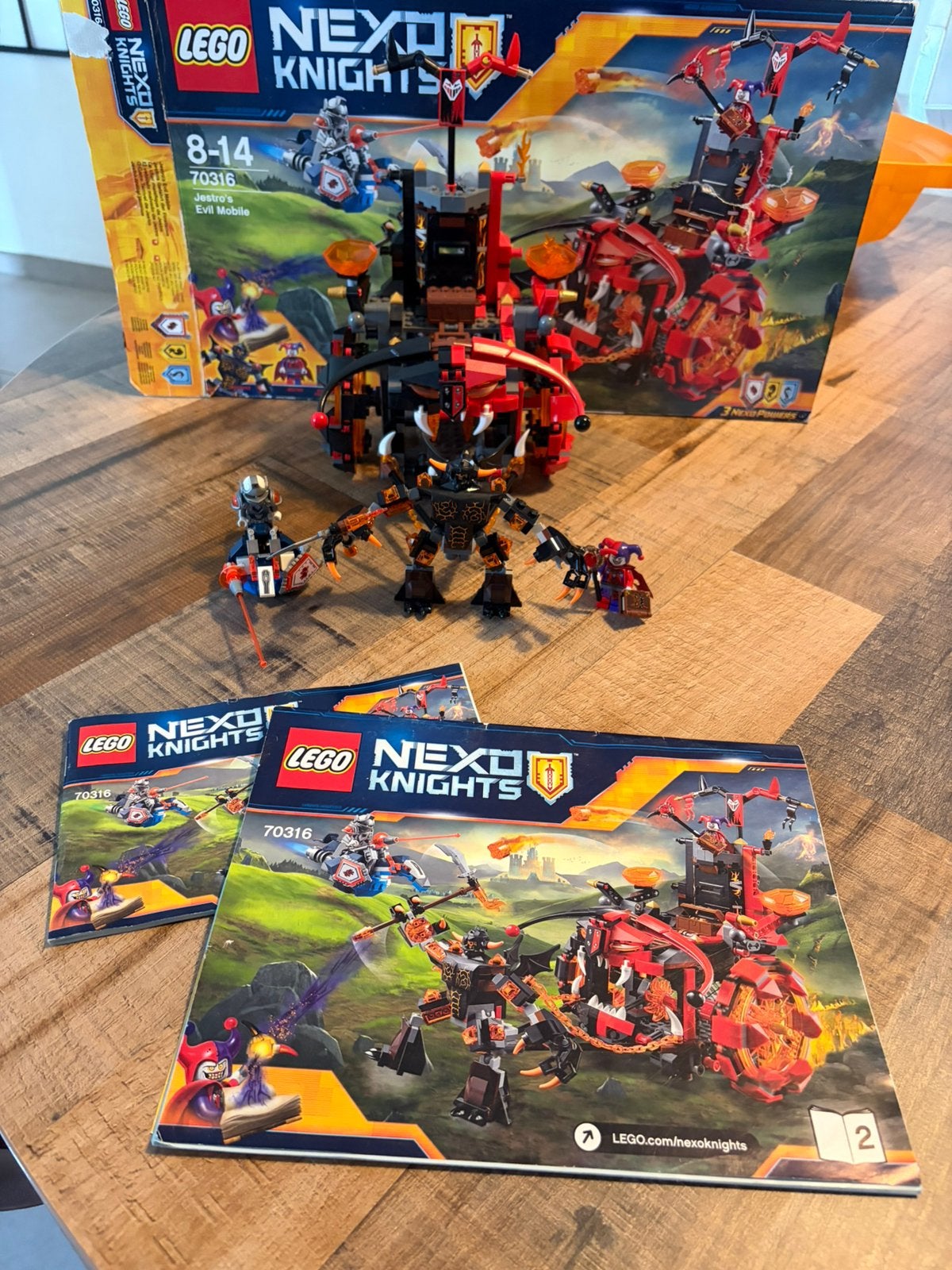 Lego Nexo Knights 70316, Ophalen of Verzenden, Zo goed als nieuw, Compleet, Lego