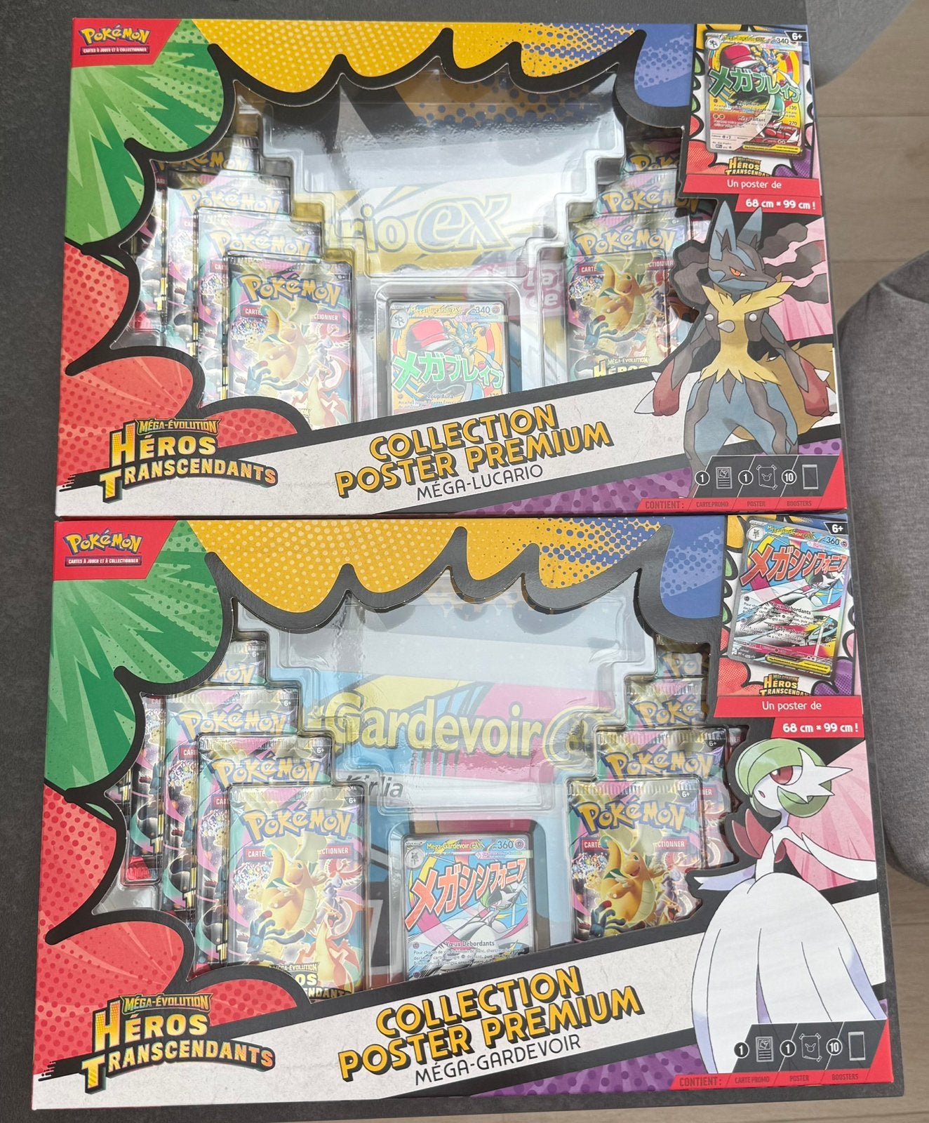Pokémon coffret Poster Heros transcendants Fr duo Mega, Hobby & Loisirs créatifs, Jeux de cartes à collectionner | Pokémon, Enlèvement