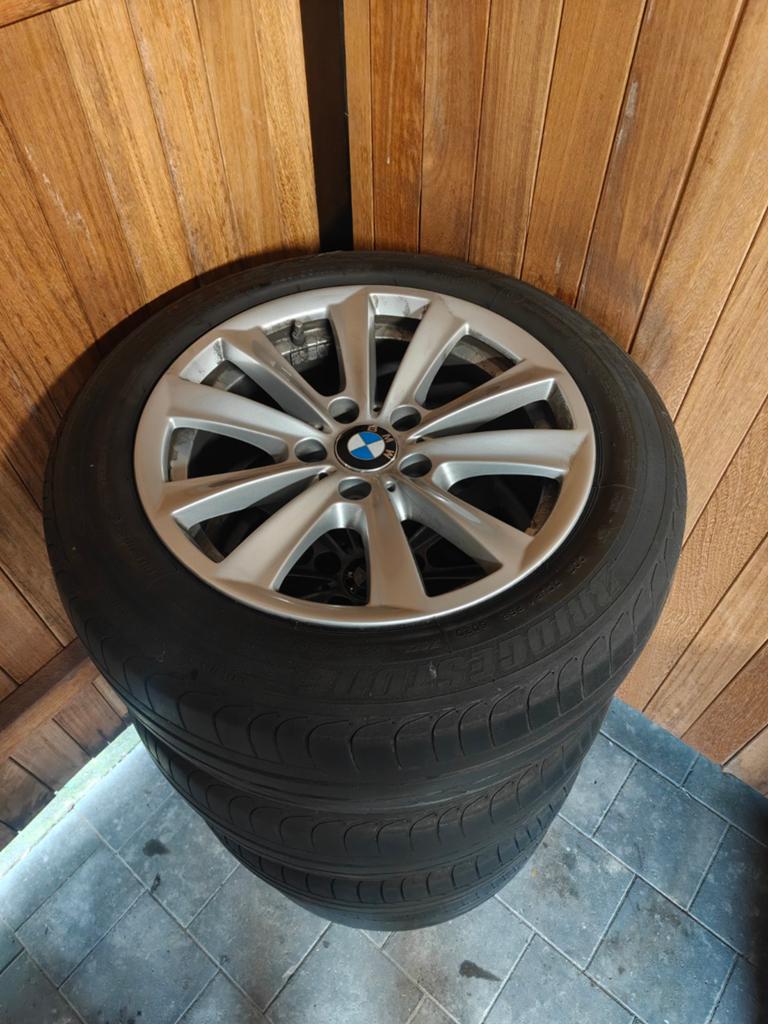 Jantes avec pneus d'été BMW F11-F10, Enlèvement, Pneus été, Jante(s)