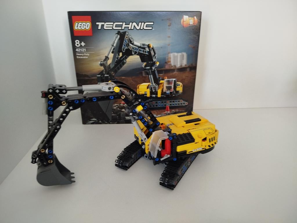 Lego technic graafmachine, Ophalen, Zo goed als nieuw, Complete set, Lego