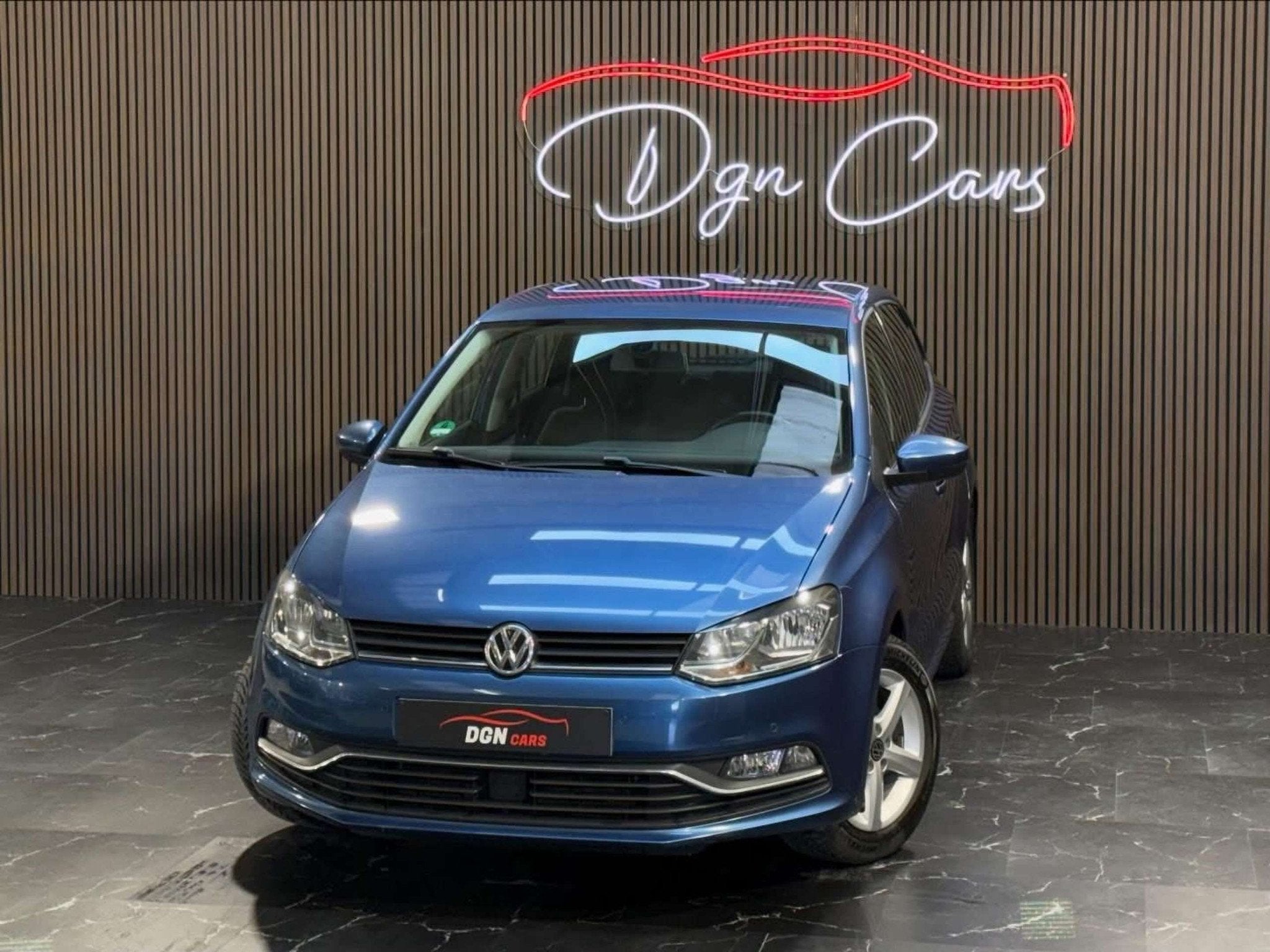 Volkswagen Polo Polo 1.2 TSI Sportline BMT (bj 2016), Stof, Gebruikt, 4 cilinders, Blauw