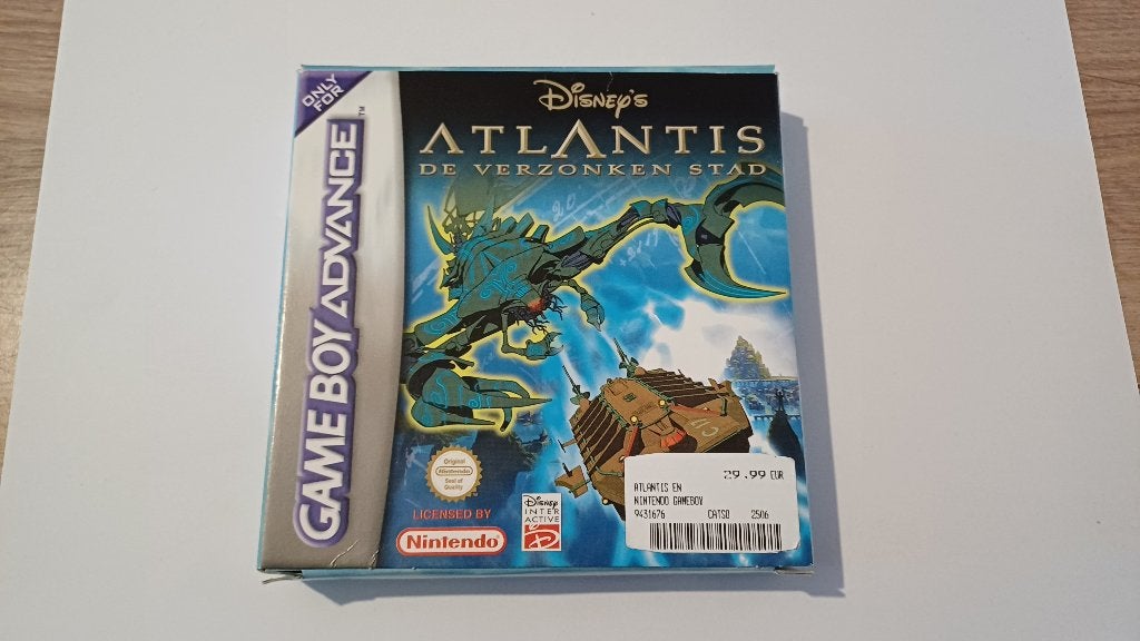 CIB [GBA] Atlantis De Verzonken Stad (EUR), Puzzel en Educatief, 1 speler, Ophalen of Verzenden, Zo goed als nieuw