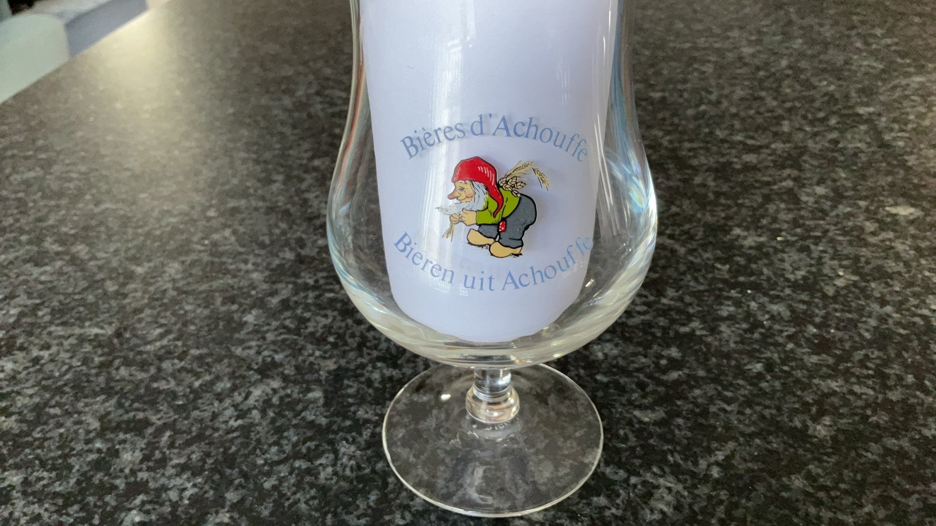 Glas la chouffe, Ophalen of Verzenden, Zo goed als nieuw
