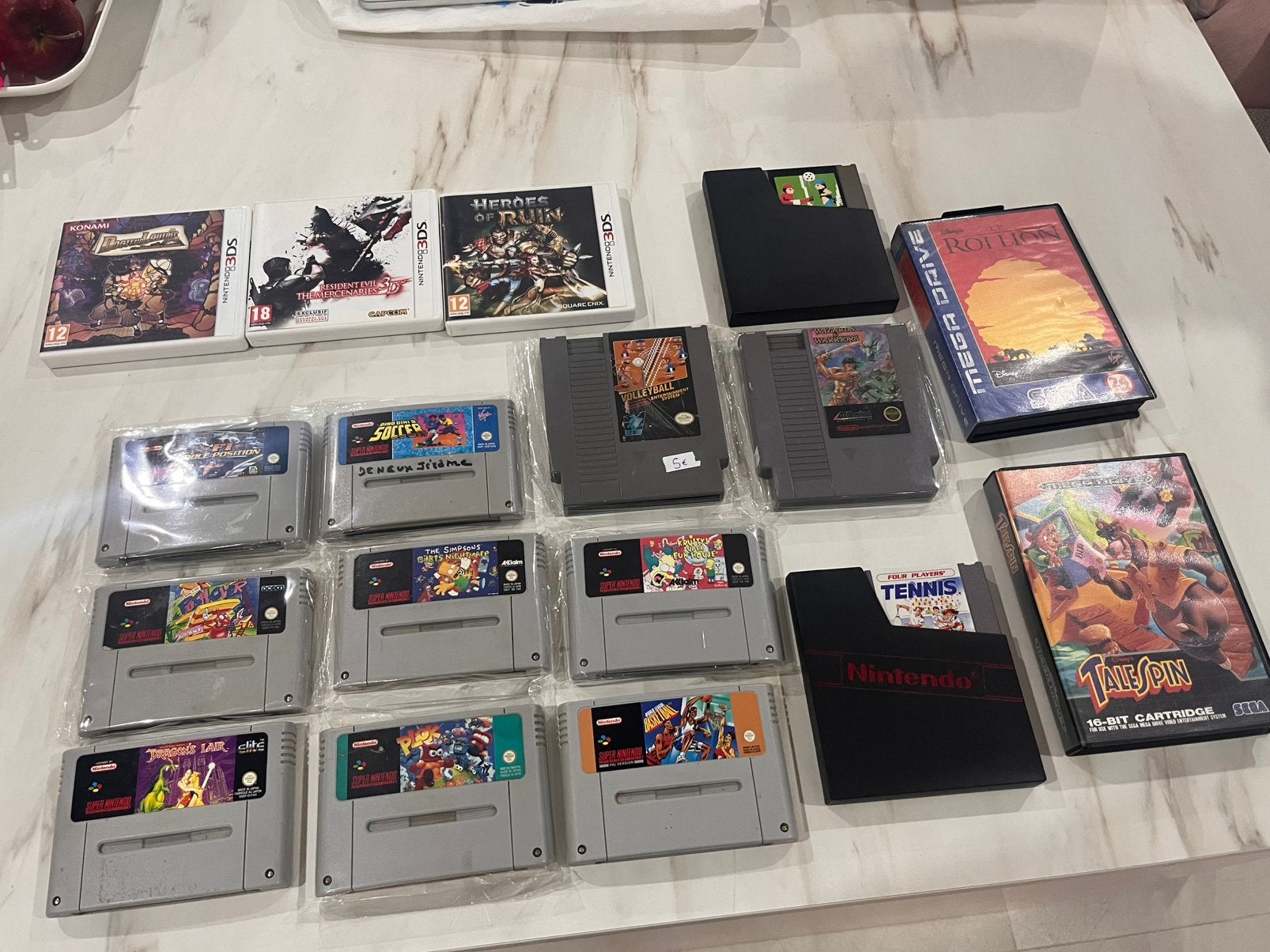 NES, SNES, N64, SEGA MASTER SYSTEM-SPELLEN, Games en Spelcomputers, Spelcomputers | Nintendo NES, Ophalen