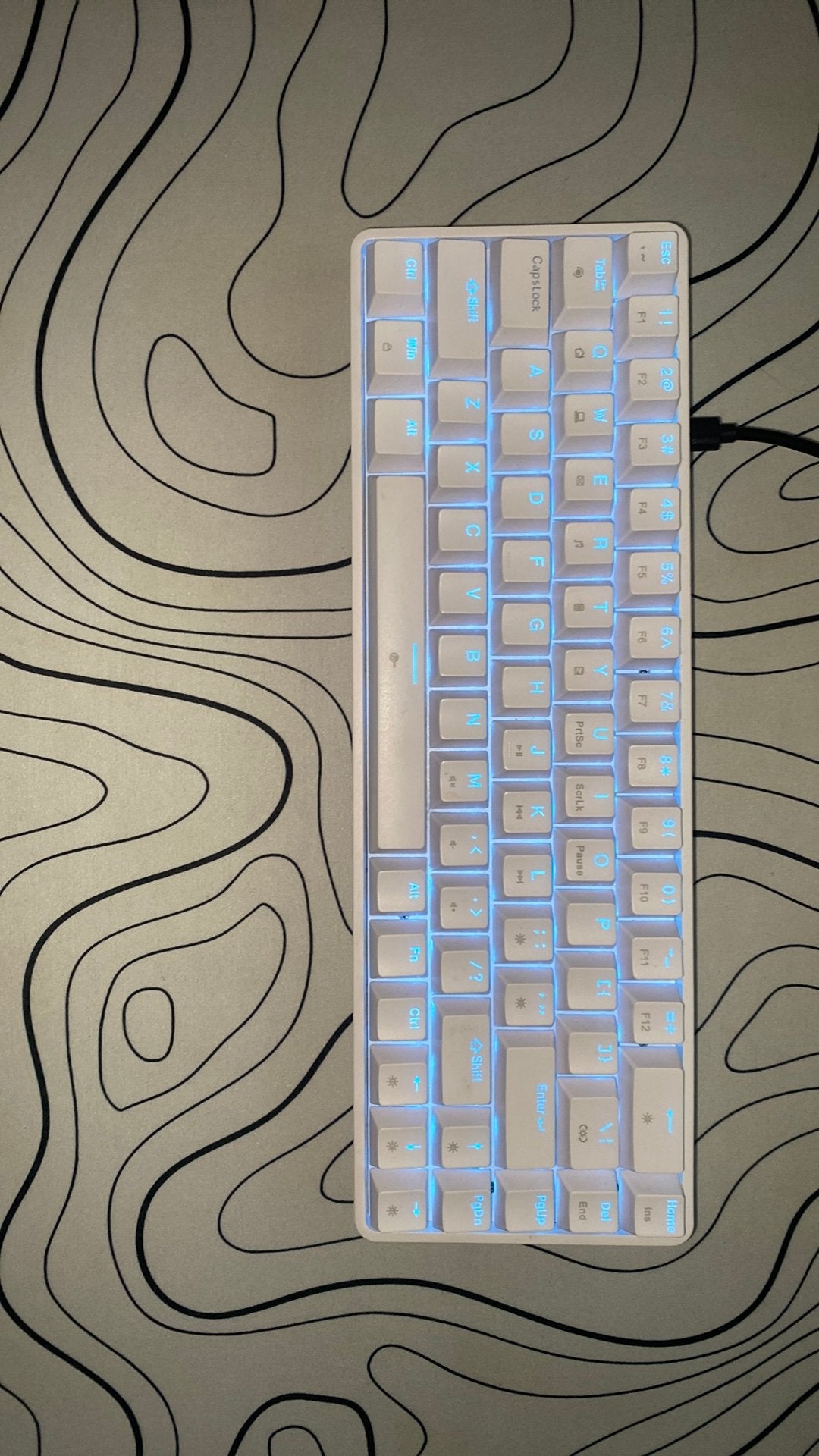 Clavier mécanique Dierya tres bonne etat, Clavier gamer, Comme neuf, Enlèvement, Qwerty