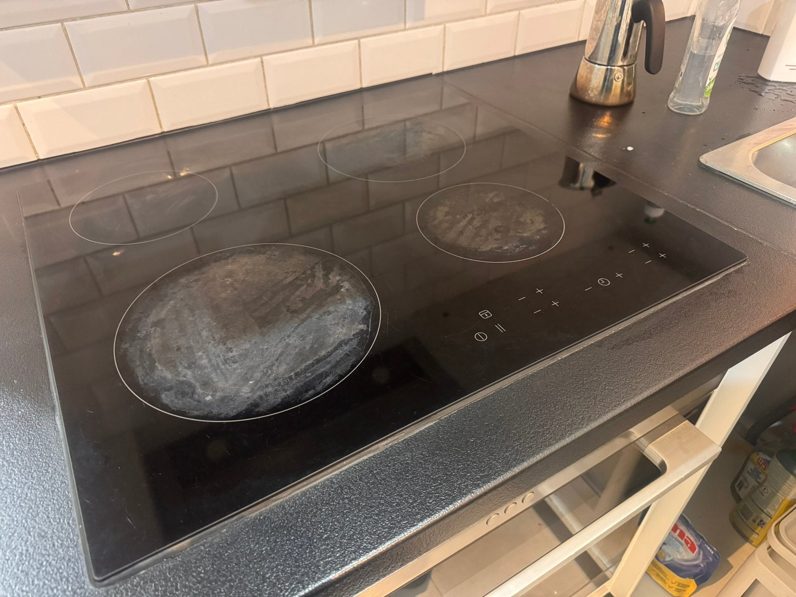 IKEA matmässig elektrische kookplaat, Ophalen, Gebruikt, 4 kookzones, Inbouw