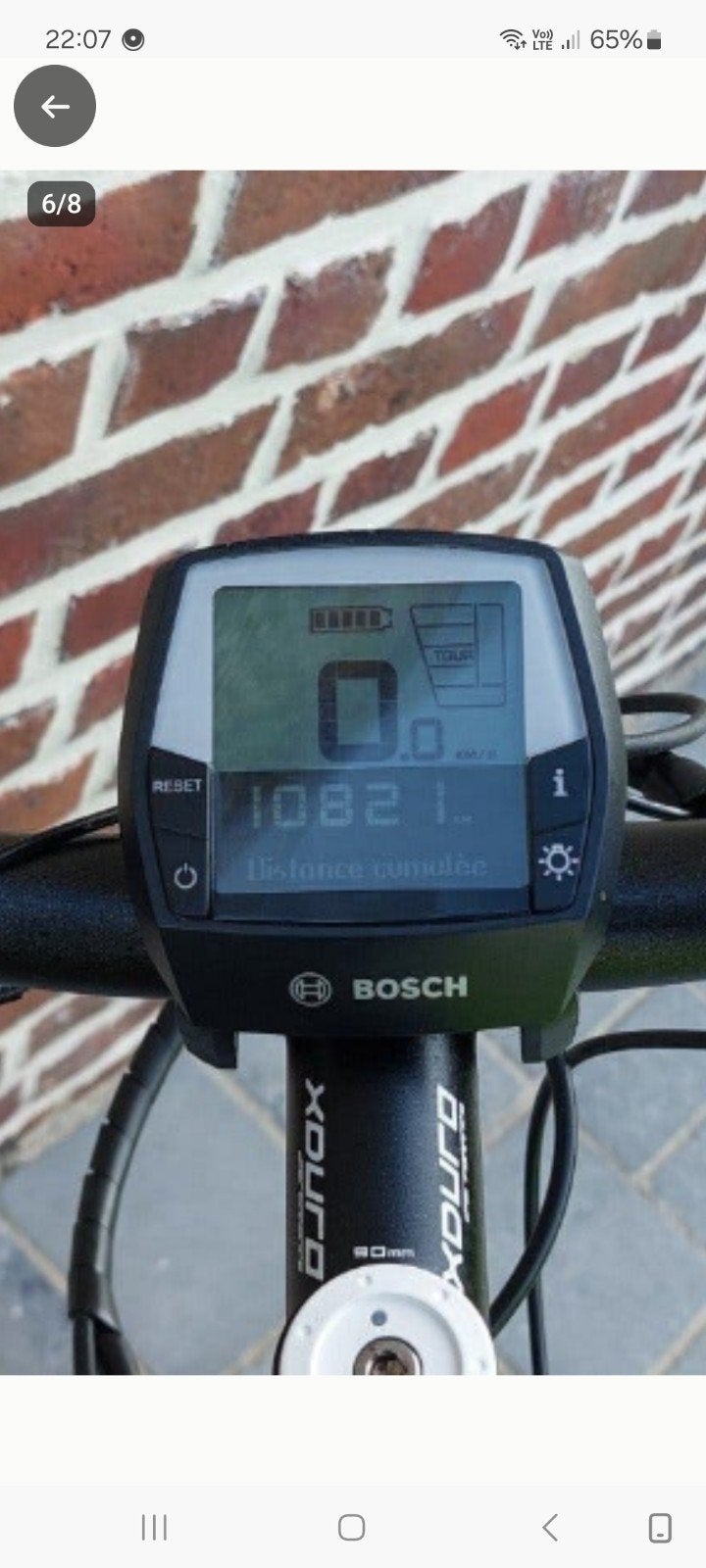 Haibike elektrische fiets (Bosch), Ophalen
