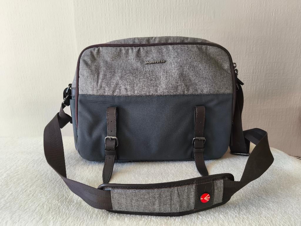 Manfrotto Windsor Messenger M - Fototas, TV, Hi-fi & Vidéo, Photo | Sacs pour appareil, Enlèvement ou Envoi, Comme neuf, Sac à bandoulière