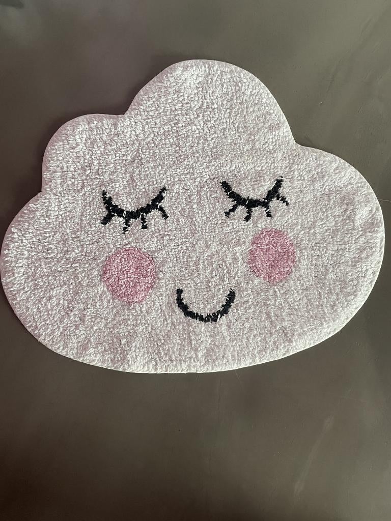 Wolk, een mooi kindervloerkleed, Ophalen of Verzenden, Zo goed als nieuw, Kleed of Kussen