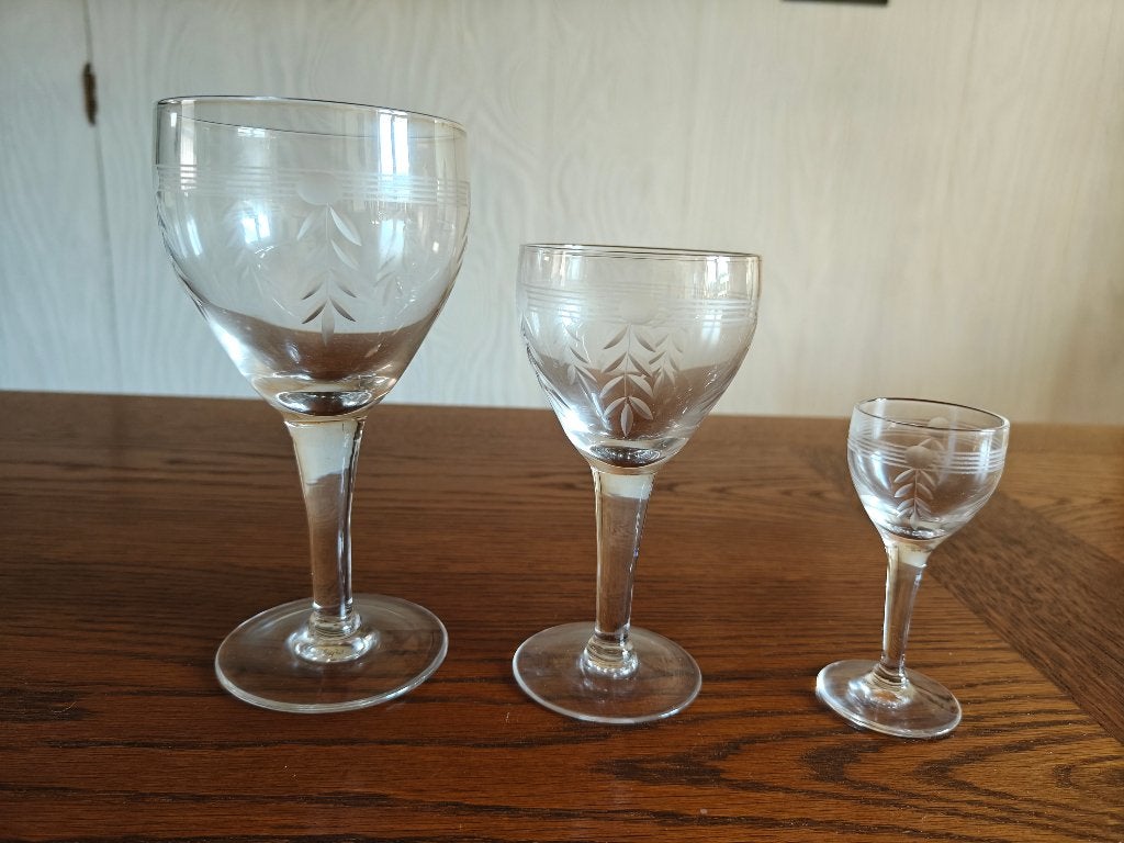 Glasservies, Antiquités & Art, Antiquités | Verre & Cristal, Enlèvement