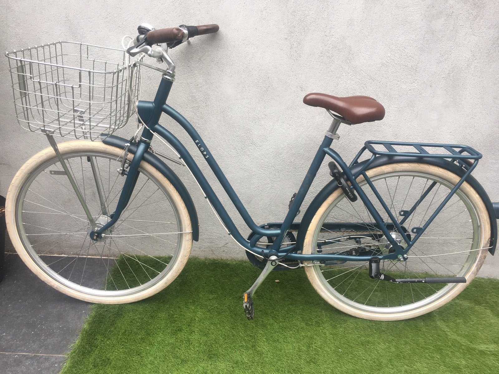 Btwin Elops 540 damesfiets in heel goede staat, Fietsen en Brommers, Ophalen, Zo goed als nieuw, Velgrem, (Extra) lage instap
