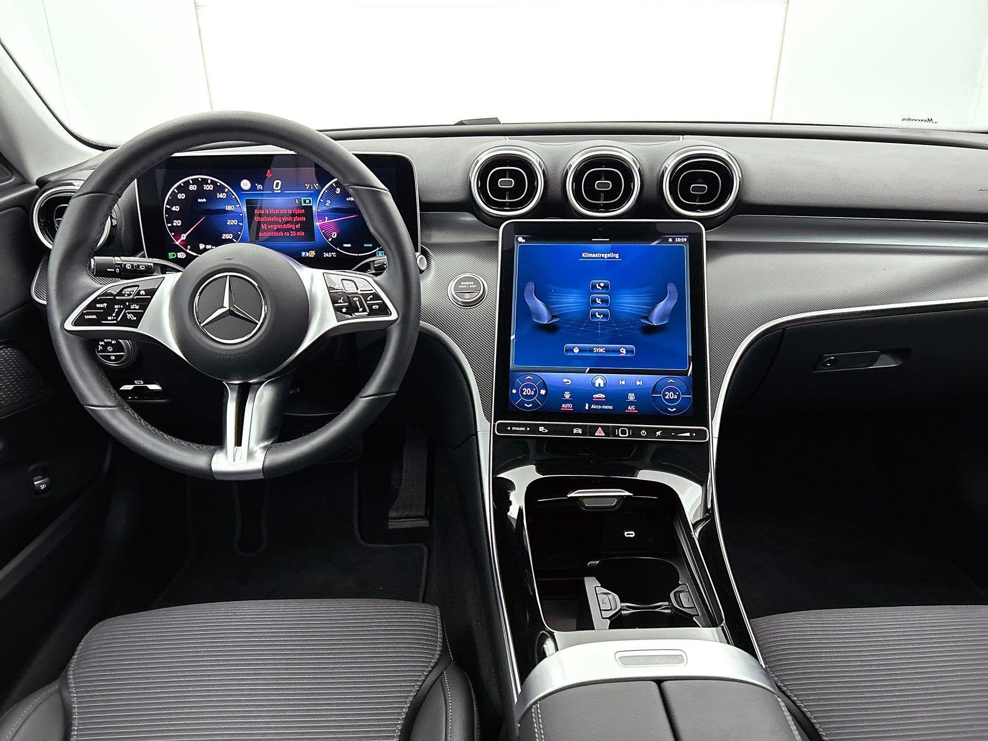Mercedes-Benz C-Klasse 200 Break Luxury Line | 360° Camera, Auto's, Automaat, 4 cilinders, 149 g/km, Zwart